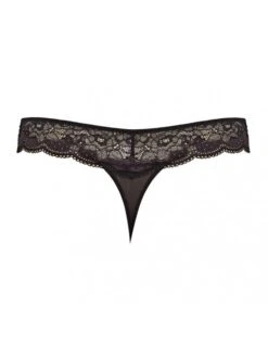Panache Clara String Kleine - Grote Maten 34-46 - Charcoal/Black - 7259 -ondergoed winkel panache clara string kleine grote maten 34 46 charcoalblack 7259 4