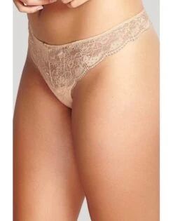 Panache Clara String Kleine - Grote Maten 34-46 - Nude - 7259 -ondergoed winkel panache clara string kleine grote maten 34 46 nude 7259 2
