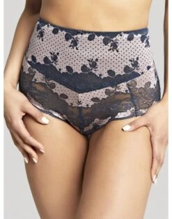 Panache Clara Tailleslip Kleine - Grote Maten 34-46 - Navy/Pearl - 7254 13 Panache Clara Tailleslip Kleine - Grote Maten 34-46 - Navy/Pearl - 7254 -ondergoed winkel panache clara tailleslip kleine grote maten 34 46 navypearl 7254 5