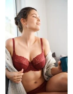 Panache Envy Slip Kleine - Grote Maten 34-46 - Rosewood - 7282 -ondergoed winkel panache envy slip kleine grote maten 34 46 rosewood 7282 4