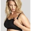Panache Katherine Maternity Voedingsbh Zonder Beugel Kleine En Grote Maten 60-90 Cup D Tot J - Zwart - 10391