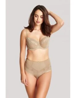 Panache Olivia Balconnet Grote Cupmaten - Honey - 7751 -ondergoed winkel panache olivia balconnet grote cupmaten honey 7751 4