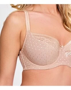 Panache Olivia Balconnet Grote Cupmaten - Honey - 7751 -ondergoed winkel panache olivia balconnet grote cupmaten honey 7751 6