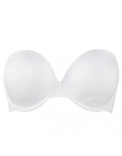 Panache Porcelain Élan Strapless Beha Grote Cupmaten D - G / T. 60-85 - Wit - 7320 -ondergoed winkel panache porcelain elan strapless beha grote cupmaten d g t 60 85 wit 7320 4
