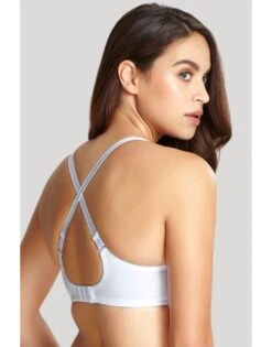 Panache Porcelain Élan Voorgevormde T-shirt Beha Grote Cupmaten D - H / T. 60-85 - Wit - 7321 -ondergoed winkel panache porcelain elan voorgevormde t shirt beha grote cupmaten d h t 60 85 wit 7321 3