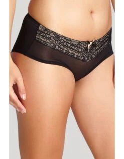 Panache Sophie Maternity Shorty 34-46 - Black/nude - 5824