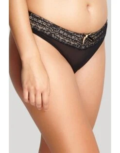 Panache Sophie Maternity String 34-46 - Black/nude - 5829