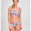 Panache Swim Alanis Bikini Slip Kleine - Grote Maten 34-46 - Blue Floral - SW1149