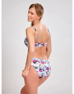 Panache Swim Alanis Bikini Slip Kleine - Grote Maten 34-46 - Blue Floral - SW1149 -ondergoed winkel panache swim alanis bikini slip kleine grote maten 34 46 blue floral sw1149 3