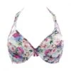Panache Swim Alanis Halter Bikini Beha Grote Cupmaten - Blue Floral - SW1145