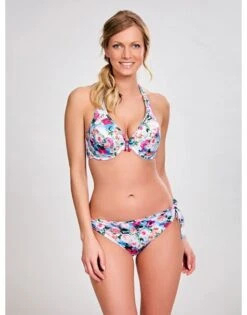 Panache Swim Alanis Halter Bikini Beha Grote Cupmaten - Blue Floral - SW1145 -ondergoed winkel panache swim alanis halter bikini beha grote cupmaten blue floral sw1145 3