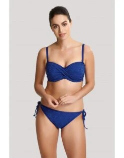Panache Swim Anya Crochet Lage Lintjes Bikini Slip Kleine - Grote Maten 34-46 - French Blue - SW1258