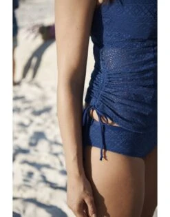 Panache Swim Anya Crochet Tankini Grote Cupmaten D - M / T. 65-85 - French Blue - SW1259 -ondergoed winkel panache swim anya crochet tankini grote cupmaten d m t 65 85 french blue sw1259 4