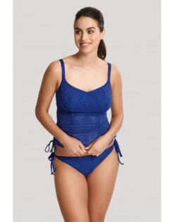 Panache Swim Anya Crochet Tankini Grote Cupmaten D - M / T. 65-85 - French Blue - SW1259 -ondergoed winkel panache swim anya crochet tankini grote cupmaten d m t 65 85 french blue sw1259 7