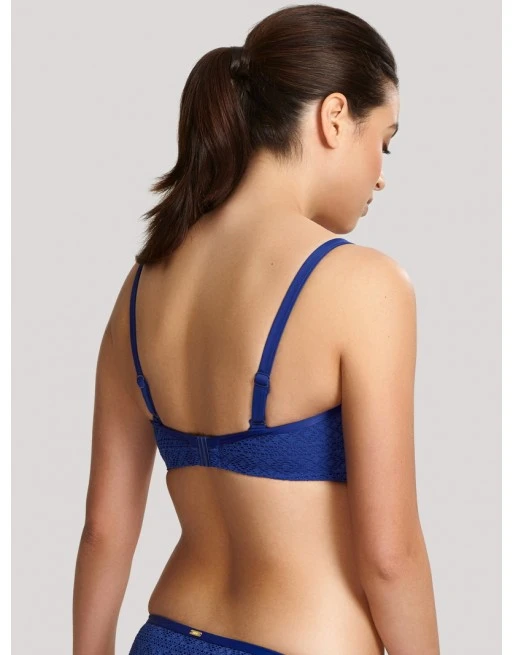 Panache Swim Anya Crochet Twist Bandeau Bikini Beha Grote Cupmaten - French Blue - SW1253 7 Panache Swim Anya Crochet Twist Bandeau Bikini Beha Grote Cupmaten - French Blue - SW1253 - Afbeelding 7