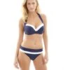 Panache Swim Anya Cruise Bikini Slip Met Omslag Kleine - Grote Maten 34-46 - Navy/White - SW1097