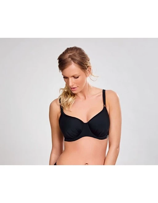 Panache Swim Anya Hele Cup Bikini Beha Grote Cupmaten D - O / T. 65-90 - Zwart - SW0882 1 Panache Swim Anya Hele Cup Bikini Beha Grote Cupmaten D - O / T. 65-90 - Zwart - SW0882