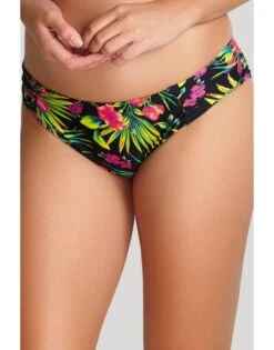 Panache Swim Anya Print Bikini Slip - Black Palm - SW1295 -ondergoed winkel panache swim anya print bikini slip black palm sw1295 3