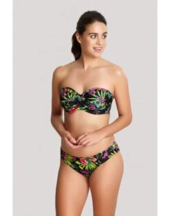 Panache Swim Anya Print Bikini Slip - Black Palm - SW1295 -ondergoed winkel panache swim anya print bikini slip black palm sw1295 4