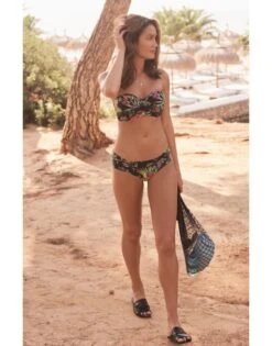 Panache Swim Anya Print Bikini Slip - Black Palm - SW1295 -ondergoed winkel panache swim anya print bikini slip black palm sw1295 5