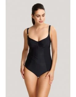 Panache Swim Anya Riva Badpak Kleine En Grote Maten 65-90 Cup D Tot K - Zwart - SW1300