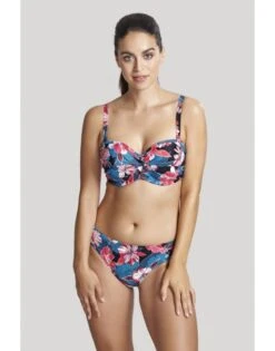 Panache Swim Anya Riva Print Bandeau Bikini BH Kleine En Grote Maten 65-85 Cup D Tot K - Blue Floral - SW1403 -ondergoed winkel panache swim anya riva print bandeau bikini bh kleine en grote maten 65 85 cup d tot k blue floral sw1403 2