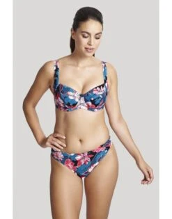Panache Swim Anya Riva Print Bikini Slip Kleine - Grote Maten 34-46 - Blue Floral - SW1409