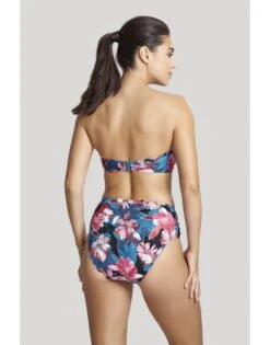 Panache Swim Anya Riva Print Midi Bikini Slip Kleine - Grote Maten 34-46 - Blue Floral - SW1407 -ondergoed winkel panache swim anya riva print midi bikini slip kleine grote maten 34 46 blue floral sw1407 7