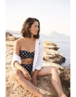 Panache Swim Anya Riva Spot Bandeau Bikini BH Kleine En Grote Maten 65-90 Cup D Tot H - Navy/Vanilla - SW1453 12 Panache Swim Anya Riva Spot Bandeau Bikini BH Kleine En Grote Maten 65-90 Cup D Tot H - Navy/Vanilla - SW1453 -ondergoed winkel panache swim anya riva spot bandeau bikini bh kleine en grote maten 65 90 cup d tot h navyvanilla sw1453 3