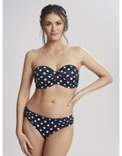 Panache Swim Anya Riva Spot Bandeau Bikini BH Kleine En Grote Maten 65-90 Cup D Tot H - Navy/Vanilla - SW1453 14 Panache Swim Anya Riva Spot Bandeau Bikini BH Kleine En Grote Maten 65-90 Cup D Tot H - Navy/Vanilla - SW1453 -ondergoed winkel panache swim anya riva spot bandeau bikini bh kleine en grote maten 65 90 cup d tot h navyvanilla sw1453 4