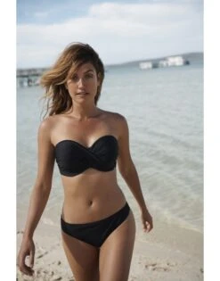 Panache Swim Anya Riva Twist Bandeau Bikini BH Kleine En Grote Maten 60-85 Cup D Tot H - Zwart - SW1303 -ondergoed winkel panache swim anya riva twist bandeau bikini bh kleine en grote maten 60 85 cup d tot h zwart sw1303 3