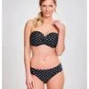 Panache Swim Anya Spot Bikini Slip Kleine - Grote Maten 34-46 - Black&White - SW1019