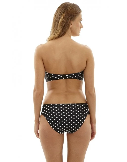Panache Swim Anya Spot Bikini Slip Kleine - Grote Maten 34-46 - Black&White - SW1019 7 Panache Swim Anya Spot Bikini Slip Kleine - Grote Maten 34-46 - Black&White - SW1019 - Afbeelding 7