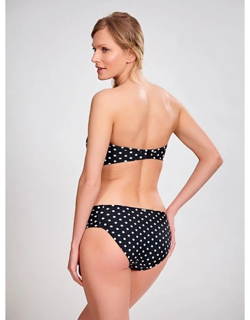 Panache Swim Anya Spot Bikini Slip Kleine - Grote Maten 34-46 - Black&White - SW1019 8 Panache Swim Anya Spot Bikini Slip Kleine - Grote Maten 34-46 - Black&White - SW1019 - Afbeelding 8