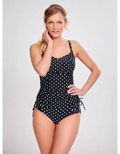 Panache Swim Anya Spot Tankini Grote Cupmaten D - M / T. 70-95 - Black&White - SW1011 13 Panache Swim Anya Spot Tankini Grote Cupmaten D - M / T. 70-95 - Black&White - SW1011 -ondergoed winkel panache swim anya spot tankini grote cupmaten d m t 70 95 blackwhite sw1011 5