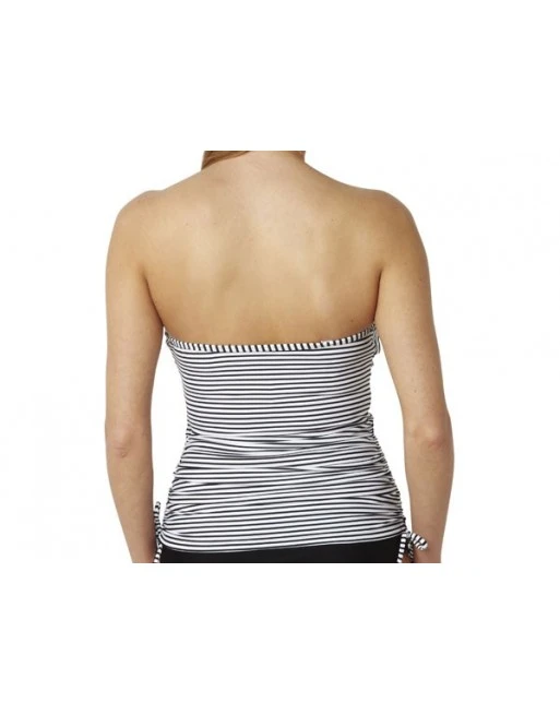 Panache Swim Anya Stripe Tankini Grote Cupmaten D - I / T. 65-90 - Black&White - SW0891 4 Panache Swim Anya Stripe Tankini Grote Cupmaten D - I / T. 65-90 - Black&White - SW0891 - Afbeelding 4