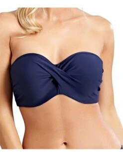 Panache Swim Anya Twist Bandeau Bikini Beha Grote Cupmaten D - H / T. 65-85 - Navy - SW0884 8 Panache Swim Anya Twist Bandeau Bikini Beha Grote Cupmaten D - H / T. 65-85 - Navy - SW0884 -ondergoed winkel panache swim anya twist bandeau bikini beha grote cupmaten d h t 65 85 navy sw0884 2