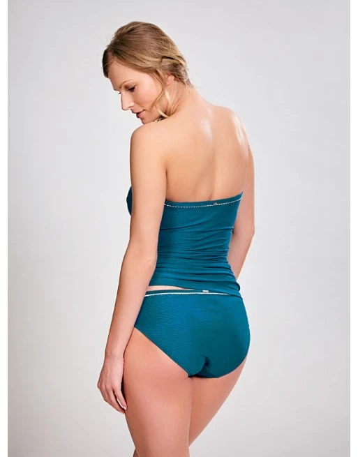 Panache Swim Anya Voyage Tankini Grote Cupmaten - Lagoon /White - SW1041 4 Panache Swim Anya Voyage Tankini Grote Cupmaten - Lagoon /White - SW1041 - Afbeelding 4