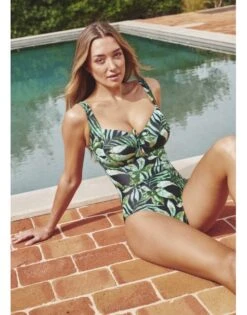 Panache Swim Bali Balconnet Badpak Kleine En Grote Maten 65-90 Cup D Tot K - Palm Print - SW16400 -ondergoed winkel panache swim bali balconnet badpak kleine en grote maten 65 90 cup d tot k palm print sw16400 3