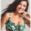 Panache Swim Bali Hele Cup Bikini BH Kleine En Grote Maten 65-90 Cup D Tot K - Palm Print - SW1642