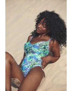 Panache Swim Cape Verde Badpak Kleine En Grote Maten 65-85 Cup D Tot K - Wild Animal - SW1660 -ondergoed winkel panache swim cape verde badpak kleine en grote maten 65 85 cup d tot k wild animal sw1660 2