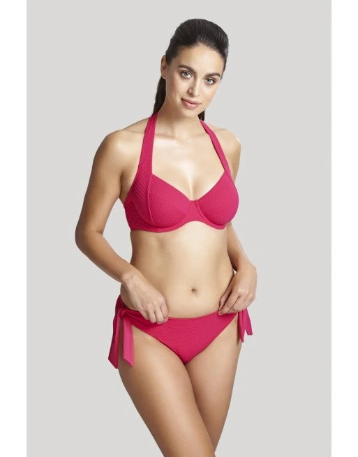 Panache Swim Echo Halter Bikini Beha Grote Cupmaten - Hot Pink - SW1325 4 Panache Swim Echo Halter Bikini Beha Grote Cupmaten - Hot Pink - SW1325 - Afbeelding 4