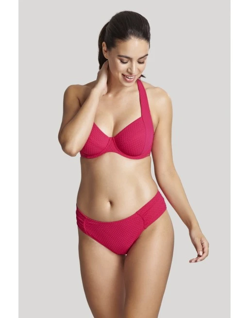Panache Swim Echo Halter Bikini Beha Grote Cupmaten - Hot Pink - SW1325 6 Panache Swim Echo Halter Bikini Beha Grote Cupmaten - Hot Pink - SW1325 - Afbeelding 6