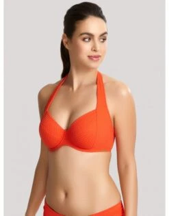 Panache Swim Echo Halter Bikini Beha Grote Cupmaten - Orange - SW1325