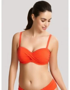 Panache Swim Echo Twist Bandeau Bikini Beha Grote Cupmaten D - K / T. 65-85 - Orange - SW1323 10 Panache Swim Echo Twist Bandeau Bikini Beha Grote Cupmaten D - K / T. 65-85 - Orange - SW1323 -ondergoed winkel panache swim echo twist bandeau bikini beha grote cupmaten d k t 65 85 orange sw1323 2