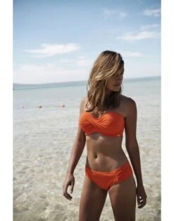 Panache Swim Echo Twist Bandeau Bikini Beha Grote Cupmaten D - K / T. 65-85 - Orange - SW1323 12 Panache Swim Echo Twist Bandeau Bikini Beha Grote Cupmaten D - K / T. 65-85 - Orange - SW1323 -ondergoed winkel panache swim echo twist bandeau bikini beha grote cupmaten d k t 65 85 orange sw1323 4