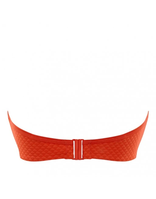 Panache Swim Echo Twist Bandeau Bikini Beha Grote Cupmaten D - K / T. 65-85 - Orange - SW1323 8 Panache Swim Echo Twist Bandeau Bikini Beha Grote Cupmaten D - K / T. 65-85 - Orange - SW1323 - Afbeelding 8