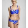 Panache Swim Florentine Bikini Slip - Cobalt Floral - SW1059