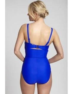 Panache Swim Florentine Strapless Bandeau / Multifunctioneel Badpak Grote Cupmaten - Cobalt Floral - SW1058 -ondergoed winkel panache swim florentine strapless bandeau multifunctioneel badpak grote cupmaten cobalt floral sw1058 5