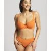 Panache Swim Golden Hour Hoog Uitgesneden Rio Lintjes Bikini Slip Kleine - Grote Maten - 34-46 Orange Zest - SW1629